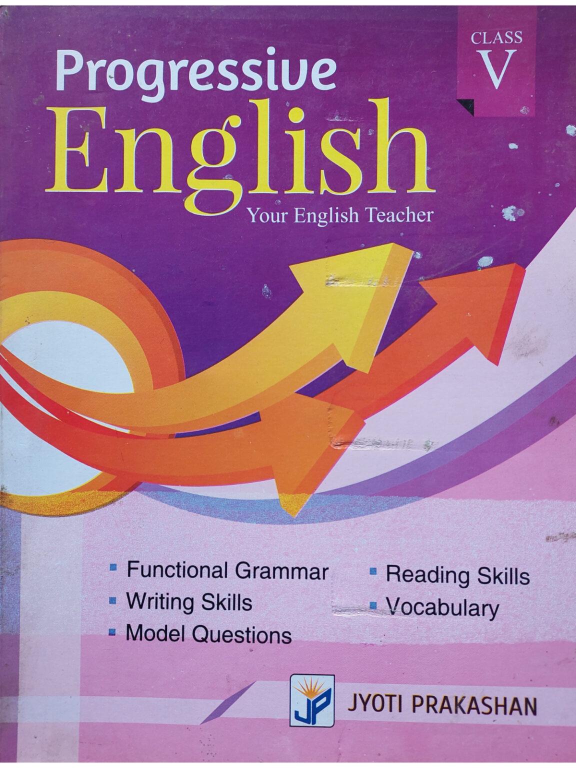 progressive-english-class-5-english-grammar-book