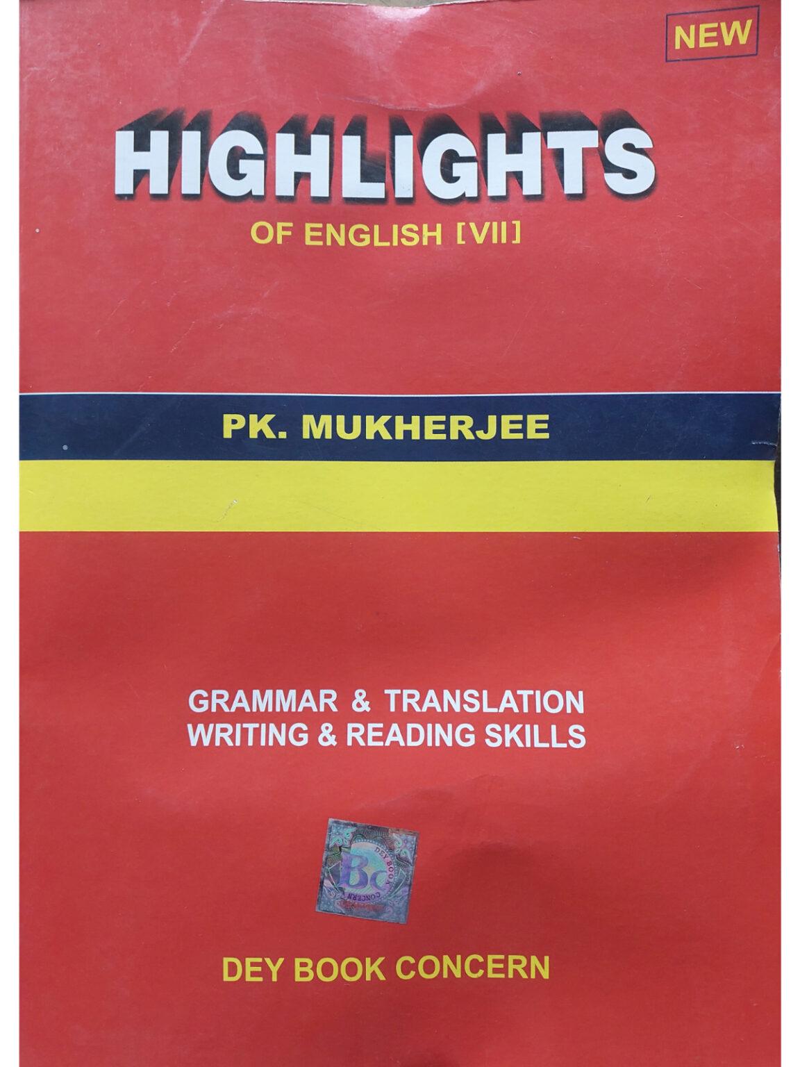 book review for class 7 english