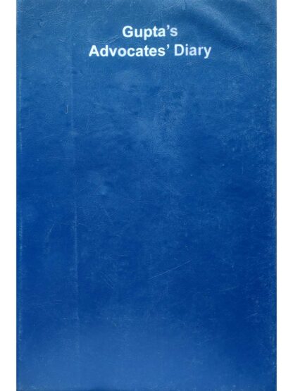 Gupta’s Advocate’s Diary