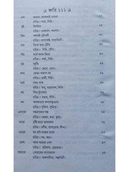 Shruti 111 | Banani Mukhopadhyay | Kalabhrit Publishers