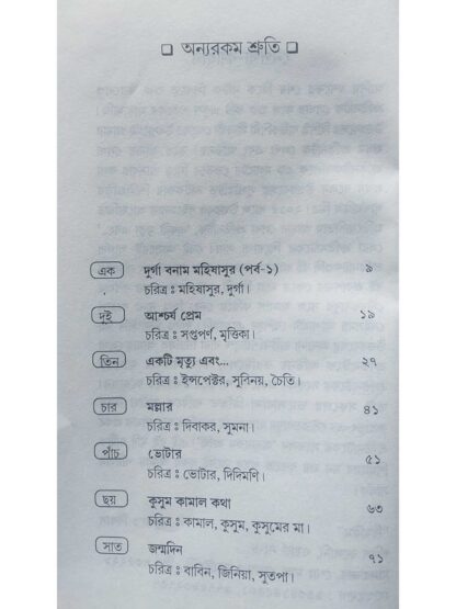 Annaya Rokom Shruti | Sudhanshu Biswas | Kalabhrit publishers