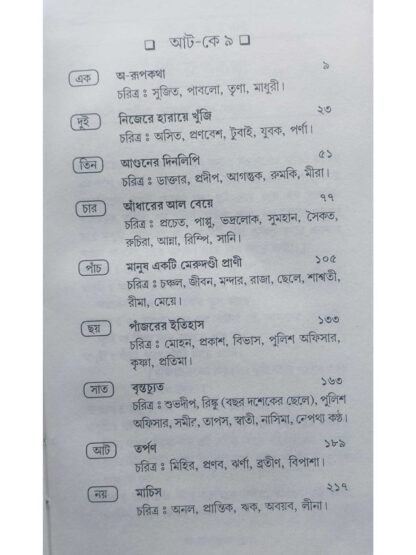 Aat Ke Noy | Mainak Sengupta | Kalabhrit publishers