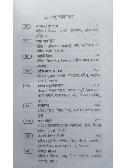 Ektu Alada | Sanjoy Chattopadhyay | Kalabhrit publishers