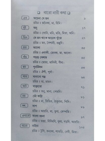 Baro Nari Katha | Soumitra Basu | Kalabhrit publishers