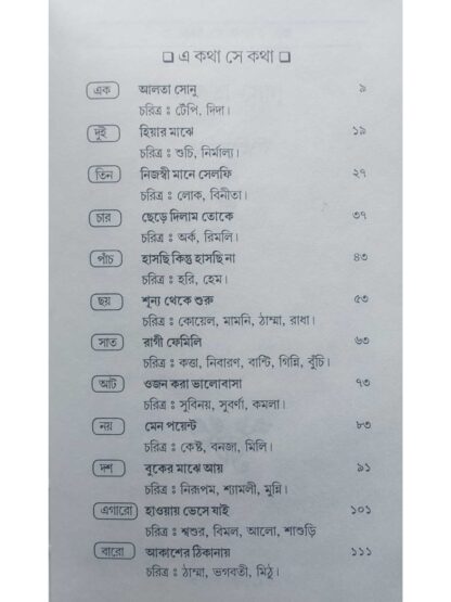 E Kotha Se Kotha | Banani Mukhopadhyay | Kalabhrit publishers